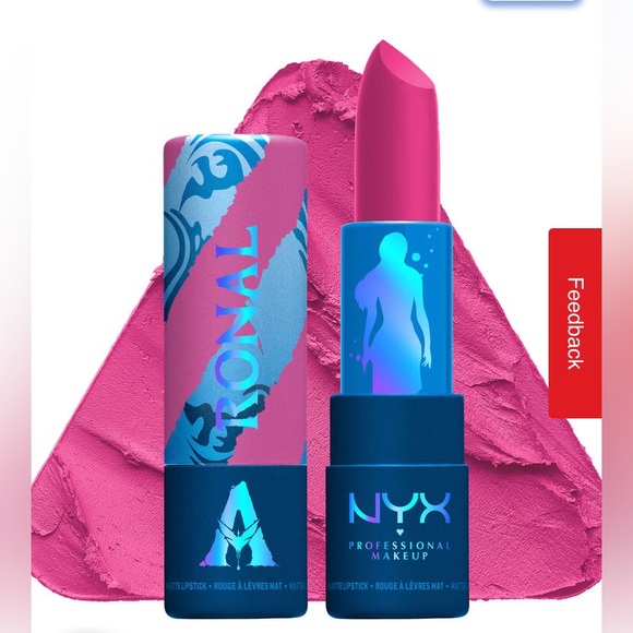 Nyx Makeup Limited Edition Avatar Matte Lipstick in Ronal fuchsia pink - Picture 6 of 7